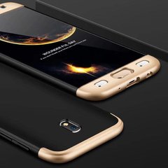 Чехол GKK 360 для Samsung J5 2017 J530 бампер оригинальный Black-Gold