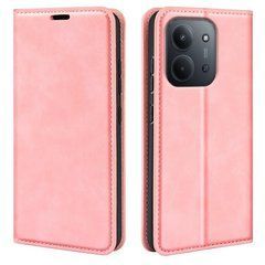 Чехол Taba Retro-Skin для Xiaomi Redmi 15C EU Version 173mm книжка кожа PU с визитницей розовый