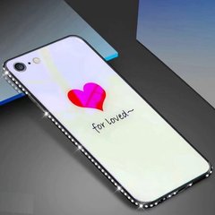 Чохол Glass-case для Iphone 7 Plus / 8 Plus бампер накладка For Loved