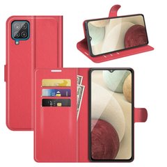 Чехол IETP для Samsung Galaxy A22 / A225 книжка кожа PU с визитницей красный