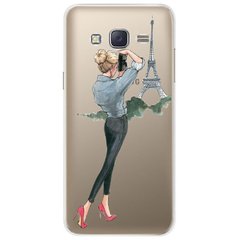 Чехол Print для Samsung Galaxy J7 Neo / J701 силиконовый бампер с рисунком Paris