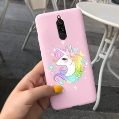 Чехол Style для Xiaomi Redmi 8 Бампер силиконовый Розовый Diamond Unicorn