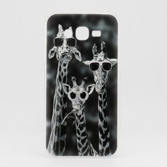 Чехол Print для Samsung J5 2015 / J500H / J500 / J500F силиконовый бампер с рисунком Giraffes