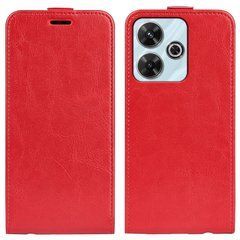Чехол IETP для Xiaomi Redmi 13 флип вертикальный кожа PU красный