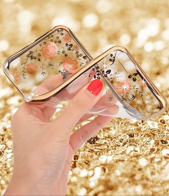 Чехол Luxury для Iphone 6 / 6s бампер ультратонкий Gold