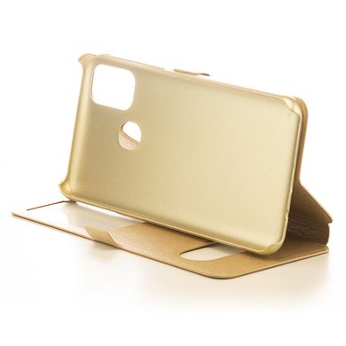Чехол Window для Samsung Galaxy M21 / M215 книжка с окошком Gold