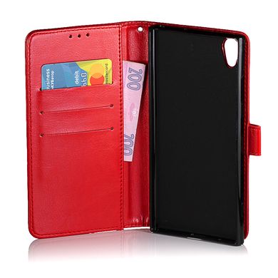 Чехол Idewei для Sony Xperia XA1 / G3112 / G3116 / G3121 / G3125 / G3123 книжка кожа PU красный