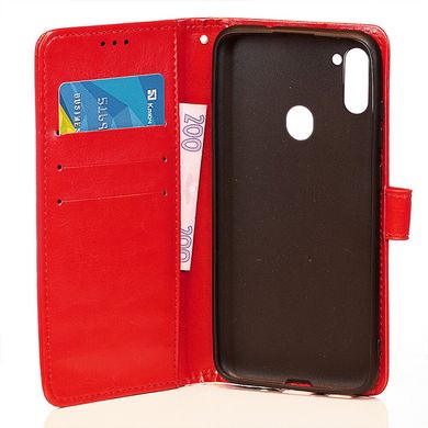 Чехол Idewei для Samsung Galaxy M11 / M115 книжка кожа PU красный