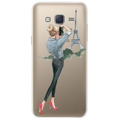 Чехол Print для Samsung Galaxy J7 Neo / J701 силиконовый бампер с рисунком Paris