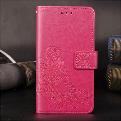 Чехол Clover для Xiaomi Redmi Note 7 / Note 7 Pro книжка кожа PU малиновый