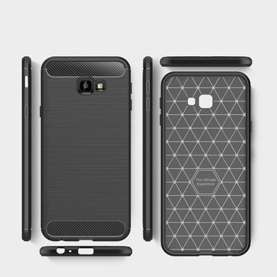 Чехол Carbon для Samsung J4 Plus 2018 / J415 оригинальный бампер Black