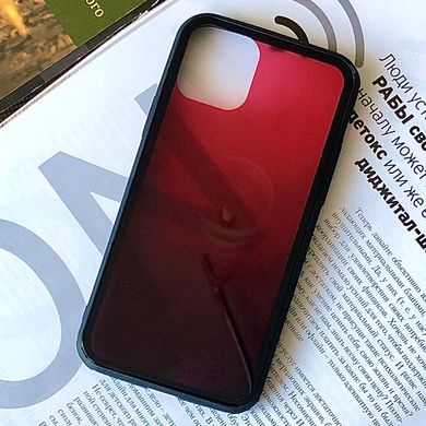 Чехол Amber-Glass для Iphone 11 Pro бампер накладка градиент Red