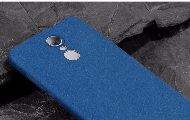 Чехол MAKAVO для Xiaomi Redmi Note 4 Бампер Матовый ультратонкий синий