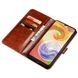 Чехол Idewei для Samsung Galaxy A24 / A245 книжка кожа PU с визитницей коричневый