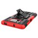 Чехол Armor для Xiaomi Poco X3 / X3 Pro бампер противоударный с подставкой Red