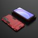 Чехол Iron для Xiaomi Redmi 9T бампер противоударный с подставкой Red