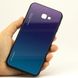 Чехол Gradient для Samsung J4 Plus 2018 / J415 бампер накладка Purple-Blue