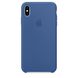 Чехол Silicone Сase для Iphone XS бампер накладка Delft Blue