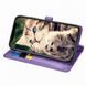 Чехол Embossed Cat and Dog для Iphone 11 книжка кожа PU с визитницей фиолетовый