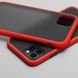 Чохол Matteframe для Iphone 11 Pro Max бампер матовий протиударний Avenger Червоний