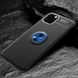 Чехол TPU Ring для Iphone 11 Pro Max бампер противоударный с кольцом Black-Blue
