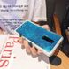 Чехол Glitter для Xiaomi Mi 9T / Redmi K20 Бампер Жидкий блеск синий