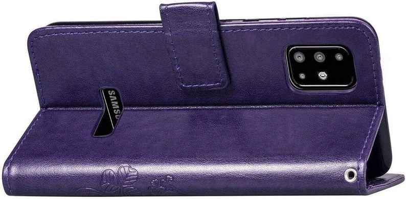 Чехол Clover для Samsung Galaxy A51 2020 / A515 книжка кожа PU фиолетовый