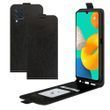 Чехол IETP для Samsung Galaxy M22 / M225 флип вертикальный кожа PU черный
