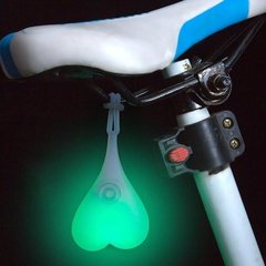 Габаритный фонарь Bike Balls задний яйца для велосипеда Зеленый
