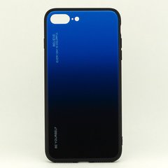 Чехол Gradient для Iphone 7 Plus / Iphone 8 Plus бампер накладка Blue-Black