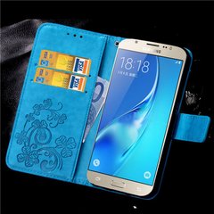Чехол Clover для Samsung Galaxy J7 2016 J710 книжка женский blue