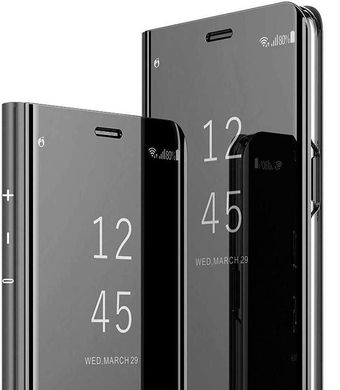 Чехол Mirror для Samsung Galaxy J7 2015 J700 книжка зеркальный Clear View Black