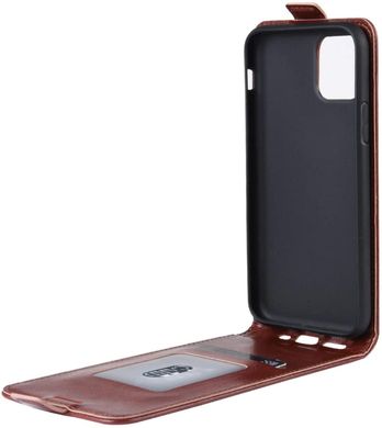 Чехол IETP для Iphone 11 флип вертикальный кожа PU коричневый