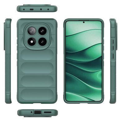 Чохол Wave Shield для Xiaomi Redmi Note 14 Pro 4G протиударний бампер Green