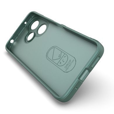 Чехол Wave Shield для Xiaomi Poco M6 4G бампер противоударный Green
