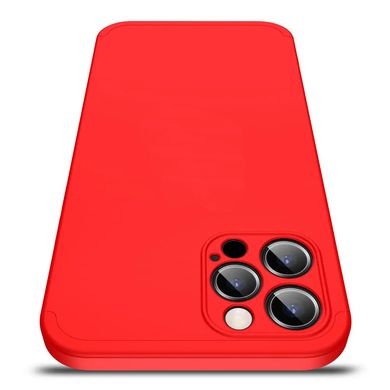 Чохол GKK 360 для Iphone 12 Pro Бампер оригінальний без вирізу Red