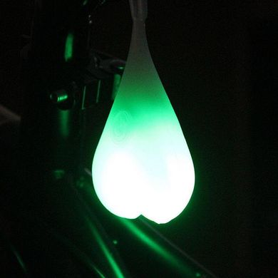 Габаритный фонарь Bike Balls задний яйца для велосипеда Зеленый