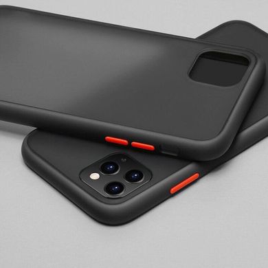 Чехол Matteframe для Iphone 11 Pro Max бампер матовый противоударный Avenger Черный