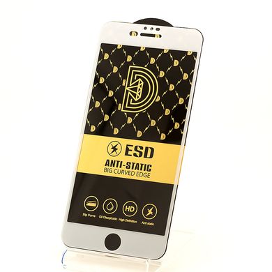 Защитное стекло ESD 6D для Iphone 6 Plus / Iphone 6s Plus полноэкранное белое