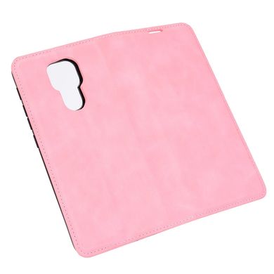 Чохол Taba Retro-Skin для Motorola Moto G9 Play книжка шкіра PU з візитницею рожевий