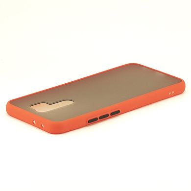 Чехол Matteframe для Xiaomi Redmi 9 бампер матовый противоударный Красный