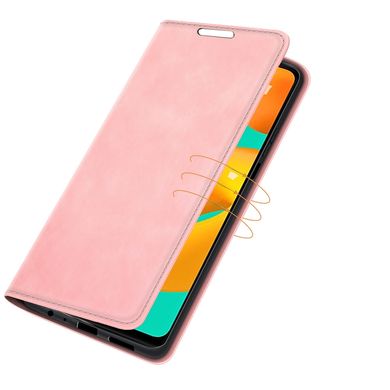 Чехол Taba Retro-Skin для Samsung Galaxy M22 / M225 книжка кожа PU с визитницей розовый