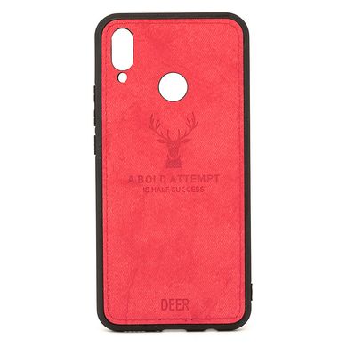 Чехол Deer для Huawei P Smart Plus / INE-LX1 бампер противоударный Красный