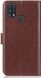 Чохол Clover для Samsung Galaxy M31 / M315 книжка з візерунком шкіра PU коричневий