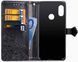 Чехол Vintage для Xiaomi Redmi Note 6 Pro книжка с визитницей кожа PU черный