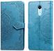 Чехол Vintage для Xiaomi Redmi 5 книжка кожа PU с визитницей голубой