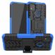 Чехол Armor для Xiaomi Redmi 10A бампер противоударный с подставкой Blue