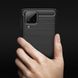 Чехол Carbon для Samsung Galaxy A12 2021 / A125 противоударный бампер Black