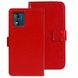 Чехол Idewei для Motorola Moto E13 книжка кожа PU с визитницей красный