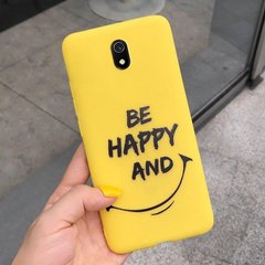 Чохол Style для Xiaomi Redmi 8A Бампер силіконовий Жовтий Be Happy